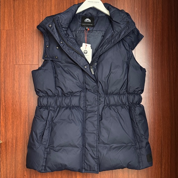 Macpac Jackets & Blazers - Macpac Navy Blue Hooded Women's Vest